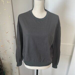 Silk & Salt Cloud 9 Crewneck Sweatshirt - Gray Size L